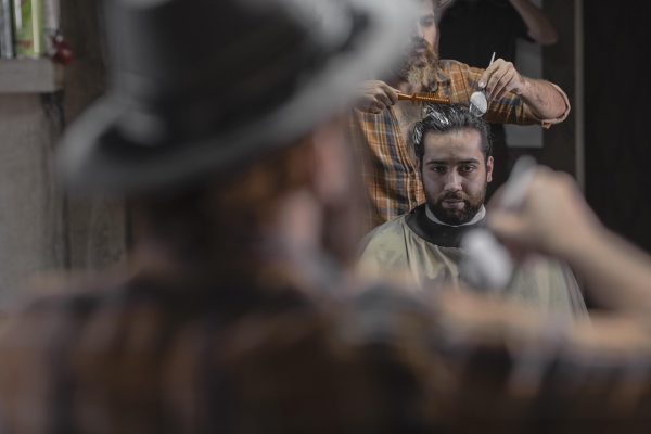Men’s Undercut with Custom Design